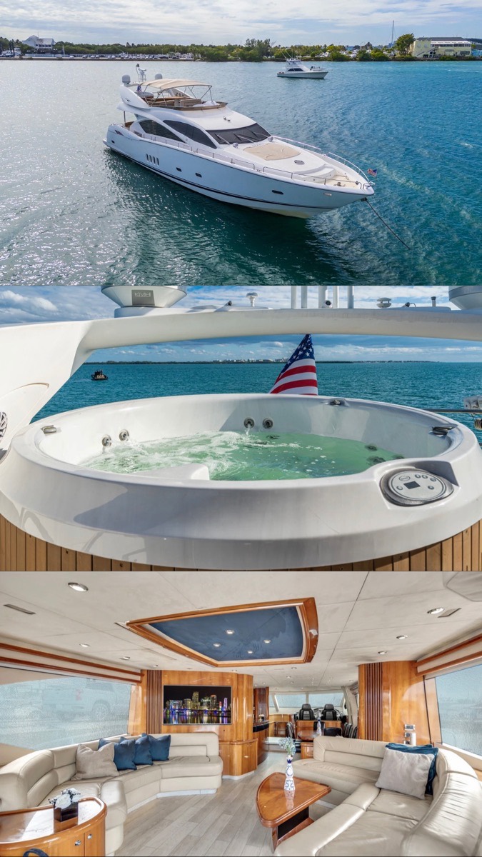 90ft yacht charter — Miami